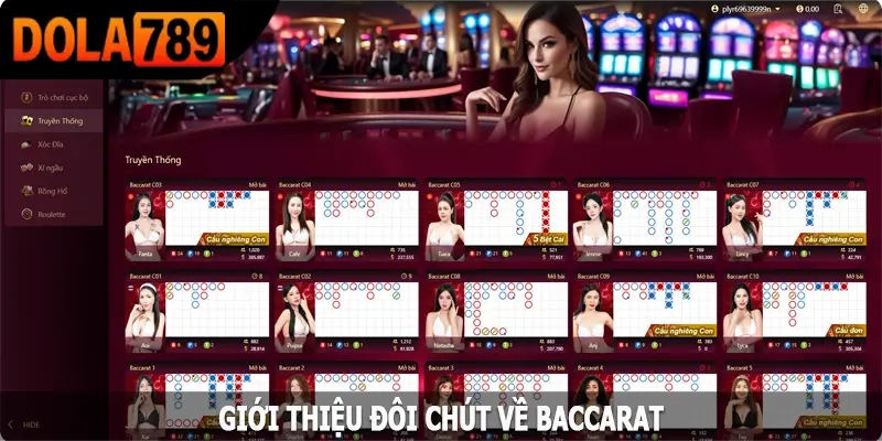 Giới thiệu đôi chút về Baccarat tại Dola789